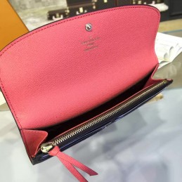 Replica Louis Vuitton Brown Monogram Pink Interior Emilie Wallet