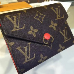 Replica Louis Vuitton White Damier Azur Pink Interior Victorine Wallet