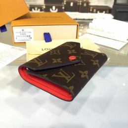 Replica Louis Vuitton White Damier Azur Pink Interior Victorine Wallet