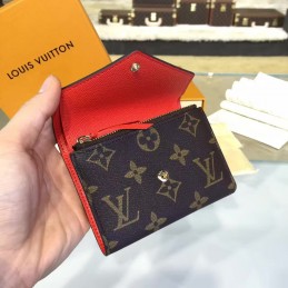 Replica Louis Vuitton White Damier Azur Pink Interior Victorine Wallet