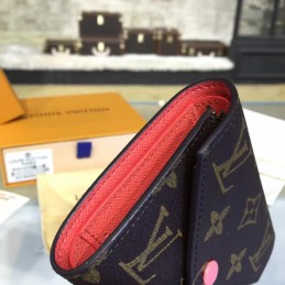 Replica Louis Vuitton Brown Monogram Rose Interior Victorine Wallet