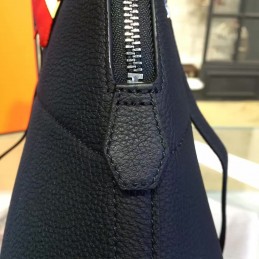 Replica Hermes Black Shark Charm Twilly Handle Bolide 45 Bag