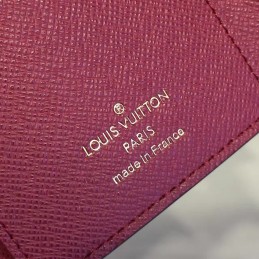 Replica Louis Vuitton Brown Monogram Fuchsia Interior Victorine Wallet