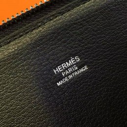 Replica Hermes Black Shark Charm Twilly Handle Bolide 45 Bag