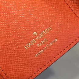 Replica Louis Vuitton Brown Monogram Red Interior Victorine Wallet