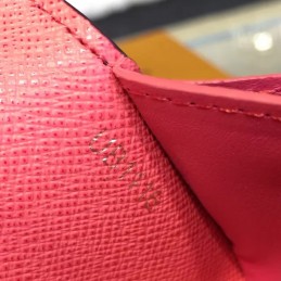 Replica Louis Vuitton Brown Monogram Red Snap Rosalie Coin Purse