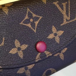 Replica Louis Vuitton Brown Monogram Pink Snap Rosalie Coin Purse