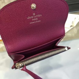 Replica Louis Vuitton Brown Monogram Pink Snap Rosalie Coin Purse