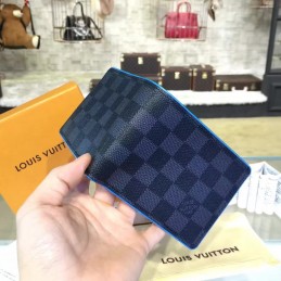 Replica Louis Vuitton Dark Gray Damier Graphite Multiple Wallet