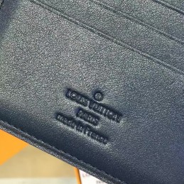 Replica Louis Vuitton Dark Brown Damier Ebene Multiple Wallet
