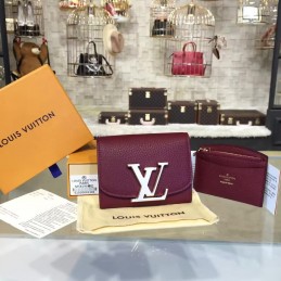 Replica Louis Vuitton Burgundy Vivienne Compact Wallet