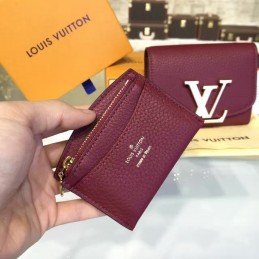 Replica Louis Vuitton Burgundy Vivienne Compact Wallet