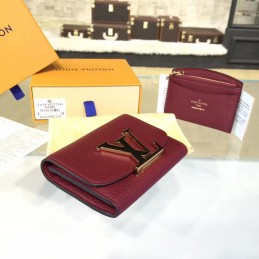 Replica Louis Vuitton Burgundy Vivienne Compact Wallet