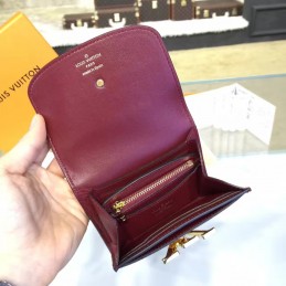 Replica Louis Vuitton Burgundy Vivienne Compact Wallet
