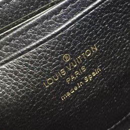 Replica Louis Vuitton Navy Embossed Monogram Zippy Coin Purse