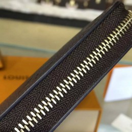 Replica Louis Vuitton Black Embossed Monogram Zippy Coin Purse