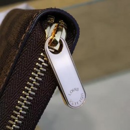 Replica Louis Vuitton Brown Damier Ebene Zippy Coin Purse