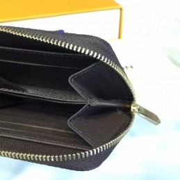 Replica Louis Vuitton Brown Damier Ebene Zippy Coin Purse