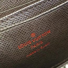 Replica Louis Vuitton Brown Damier Ebene Zippy Coin Purse