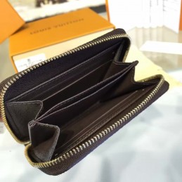 Replica Louis Vuitton Brown Damier Ebene Zippy Coin Purse