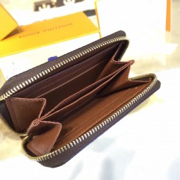 Replica Louis Vuitton Brown Monogram Zippy Coin Purse