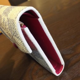 Replica Louis Vuitton White Damier Azur Fuchsia Victorine Wallet
