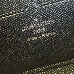 Replica Louis Vuitton Damier Graphite Red Floral Zippy Organizer Wallet
