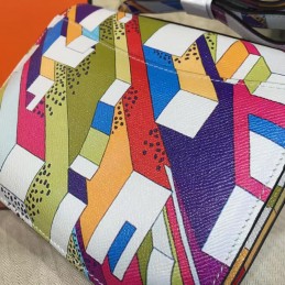 Replica Hermes Multicolor Geometric Constance Mini 18 Bag
