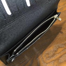 Replica Louis Vuitton Damier Graphite Red Floral Brazza Wallet