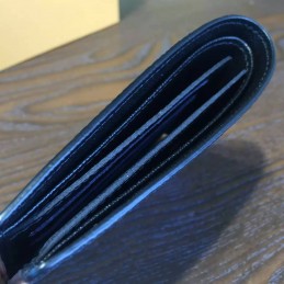 Replica Louis Vuitton Damier Graphite Blue Floral Slender Wallet