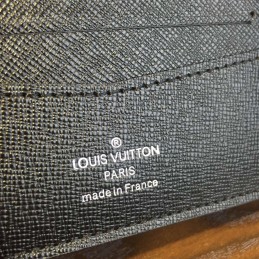 Replica Louis Vuitton Damier Graphite Blue Floral Slender Wallet