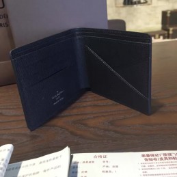 Replica Louis Vuitton Black Monogram Eclipse Multiple Wallet