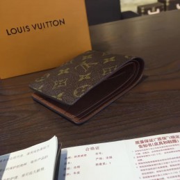 Replica Louis Vuitton Dark Brown Monogram Multiple Wallet