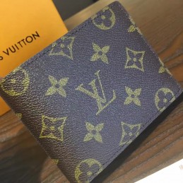 Replica Louis Vuitton Dark Brown Monogram Multiple Wallet