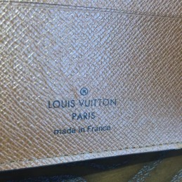 Replica Louis Vuitton Dark Brown Monogram Multiple Wallet