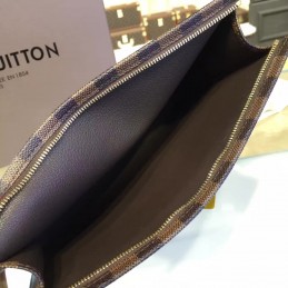 Replica Louis Vuitton Brown Damier Ebene Toiletry Pouch 26