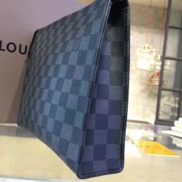 Replica Louis Vuitton Black Damier Graphite Toiletry Pouch 26
