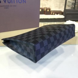 Replica Louis Vuitton Black Damier Graphite Toiletry Pouch 26