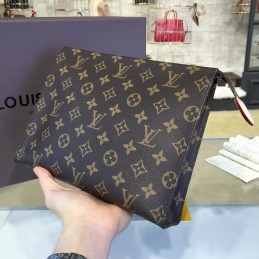 Replica Louis Vuitton Brown Monogram Toiletry Pouch 26