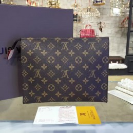 Replica Louis Vuitton Brown Monogram Toiletry Pouch 26