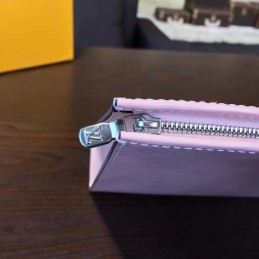 Replica Louis Vuitton Light Pink Textured Toiletry Pouch 26