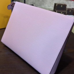 Replica Louis Vuitton Light Pink Textured Toiletry Pouch 26