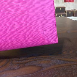Replica Louis Vuitton Bright Pink Textured Toiletry Pouch 26