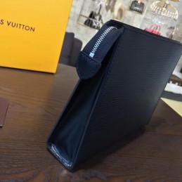 Replica Louis Vuitton Navy Blue Epi Leather Toiletry Pouch 26