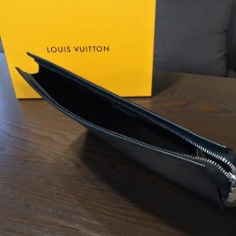 Replica Louis Vuitton Navy Blue Epi Leather Toiletry Pouch 26