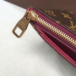 Replica Louis Vuitton Brown Monogram Burgundy Top Trim Pallas Beauty Case