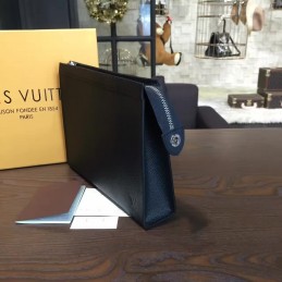 Replica Louis Vuitton Navy Blue Epi Leather Toiletry Pouch 19