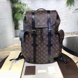 Replica Louis Vuitton Brown Monogram Christopher Backpack