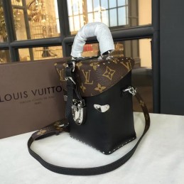 Replica Louis Vuitton Brown Monogram Black Camera Box