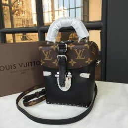 Replica Louis Vuitton Brown Monogram Black Camera Box